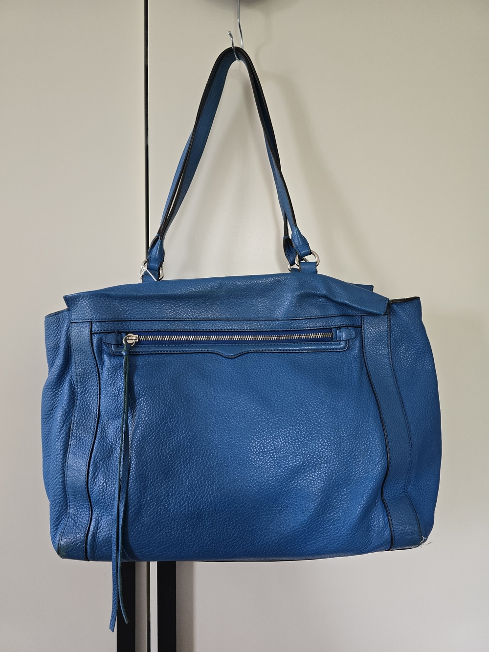 Rebecca Minkoff Blue Leather Tote Handbag